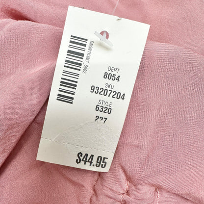 Aéropostale Womens Plaid Slip Dress S Dusty Rose and Blue Lined Rayon Polyester