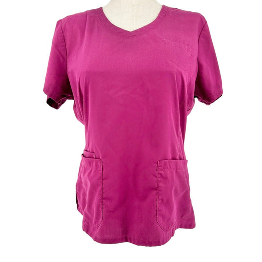 Grey's Anatomy by Barco Women's Scrub Tops XL Burgundy Style 41460 Medical