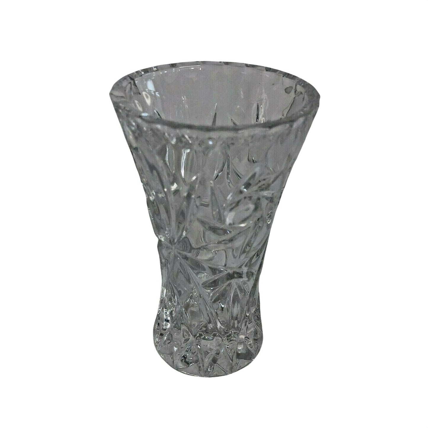 Lead Crystal 4" Tall Bud Vase Glass Flowers