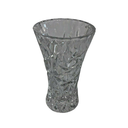 Lead Crystal 4" Tall Bud Vase Glass Flowers