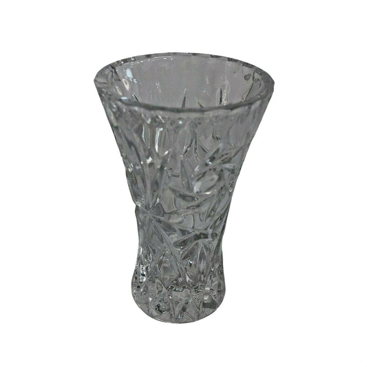 Lead Crystal 4" Tall Bud Vase Glass Flowers