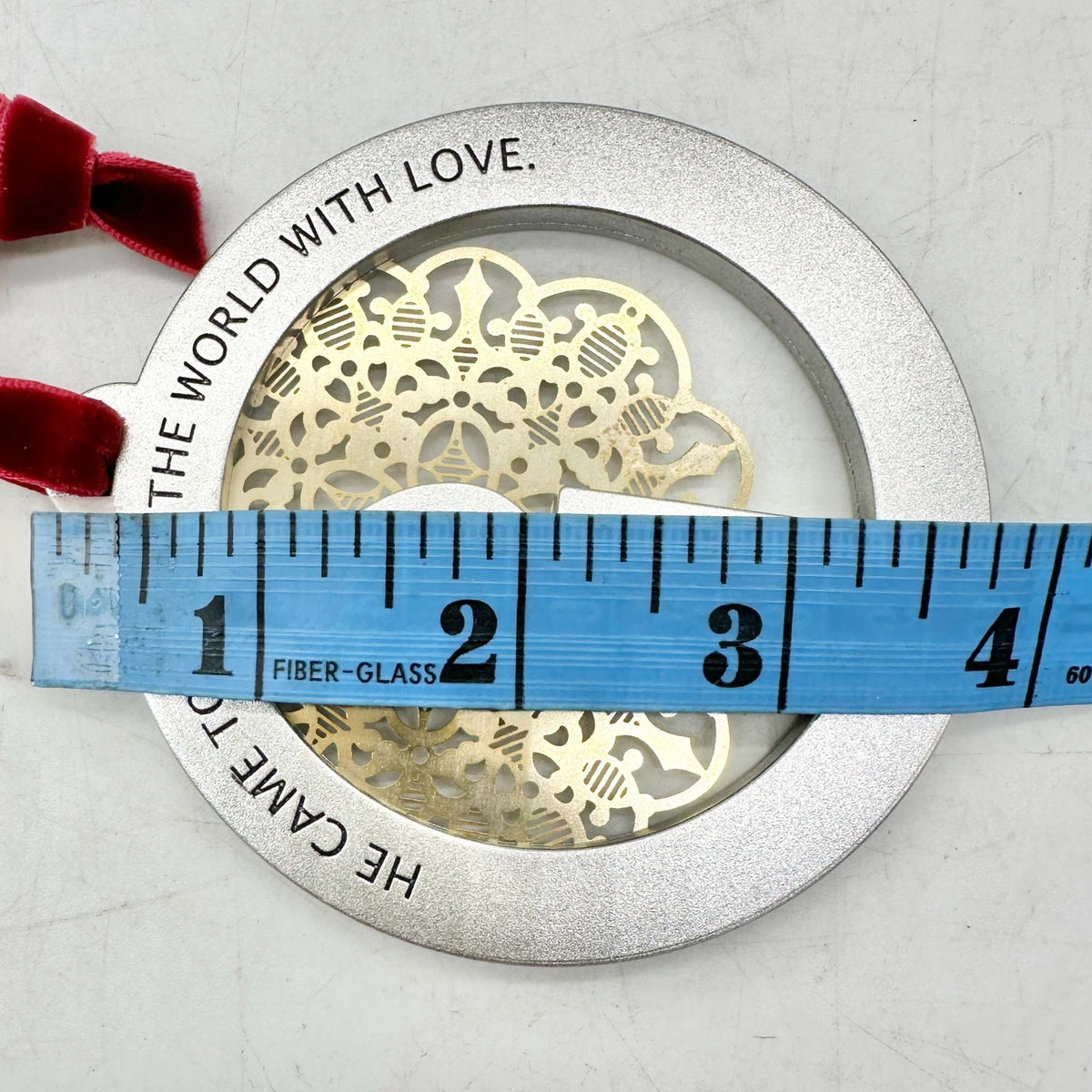 Hallmark Keepsake Light Of Love Candle Ornament 2012 Christmas Decoration 3.5"W