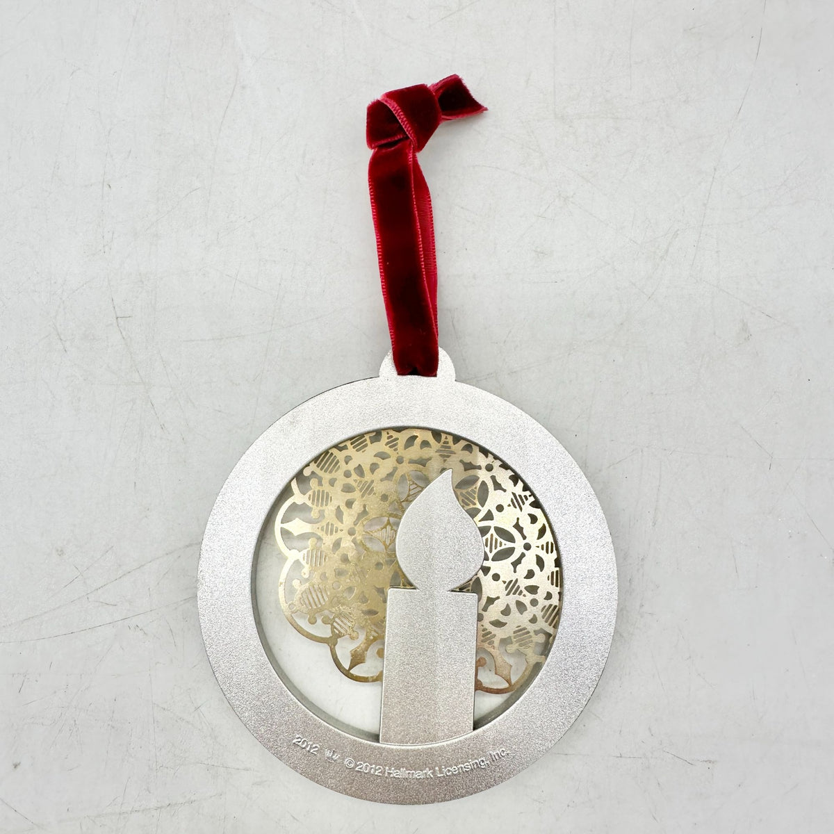 Hallmark Keepsake Light Of Love Candle Ornament 2012 Christmas Decoration 3.5"W
