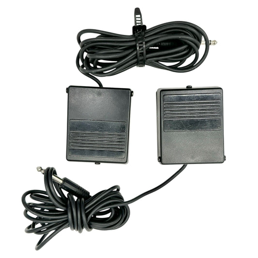 Set Of 2 Roland DP 2 Damper Pedals With 1/4" Jack For Keyboards & Synthesizers