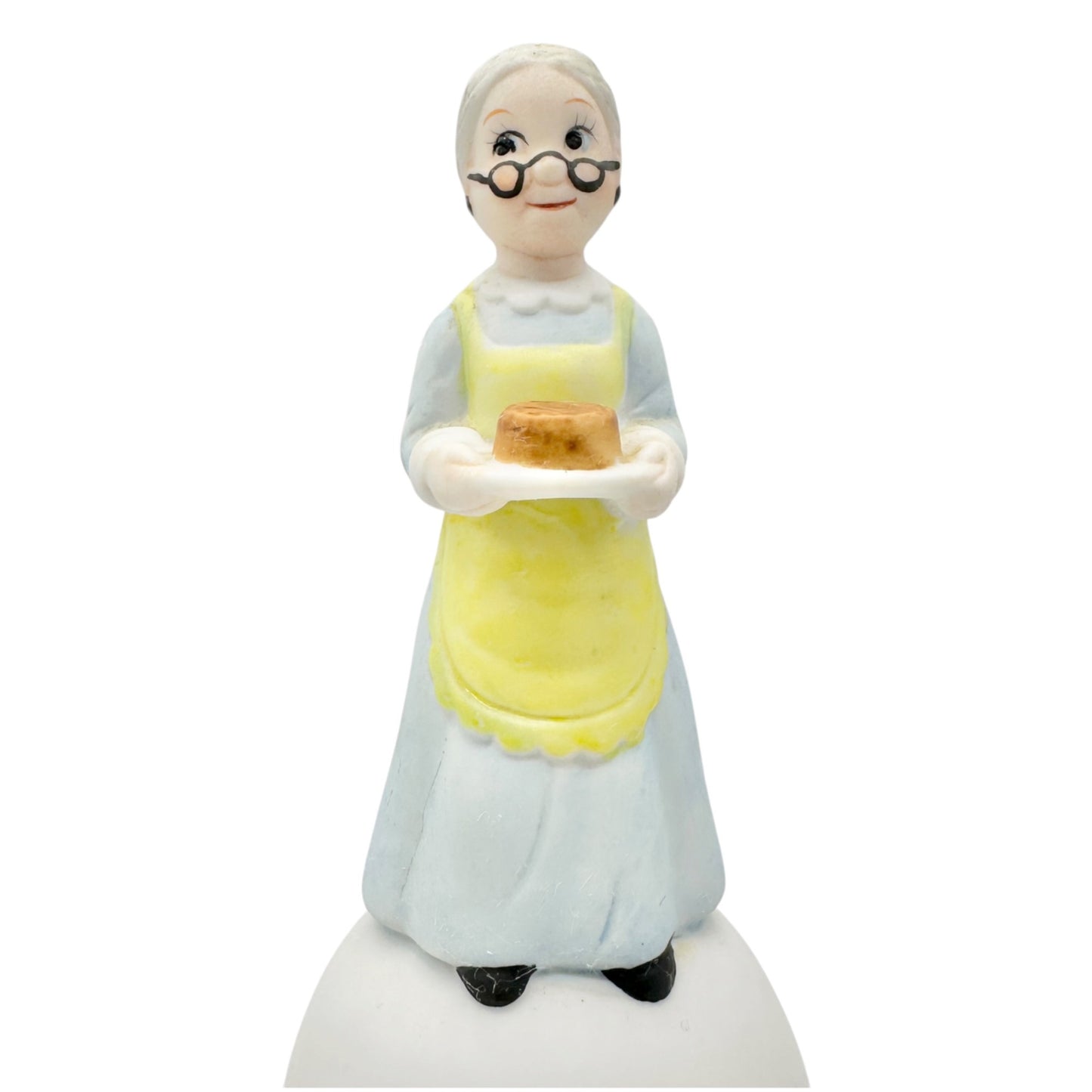 Grandma Porcelain Bell Music Box Grandma Love Quote MSR Imports 1984 Ceramic 7"H