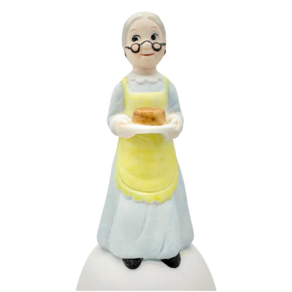 Grandma Porcelain Bell Music Box Grandma Love Quote MSR Imports 1984 Ceramic 7"H