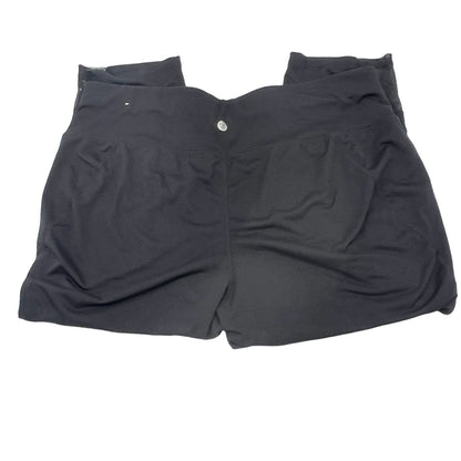 Livi Active Capri Leggings Womens 18/20 Black Sheer Panel Design