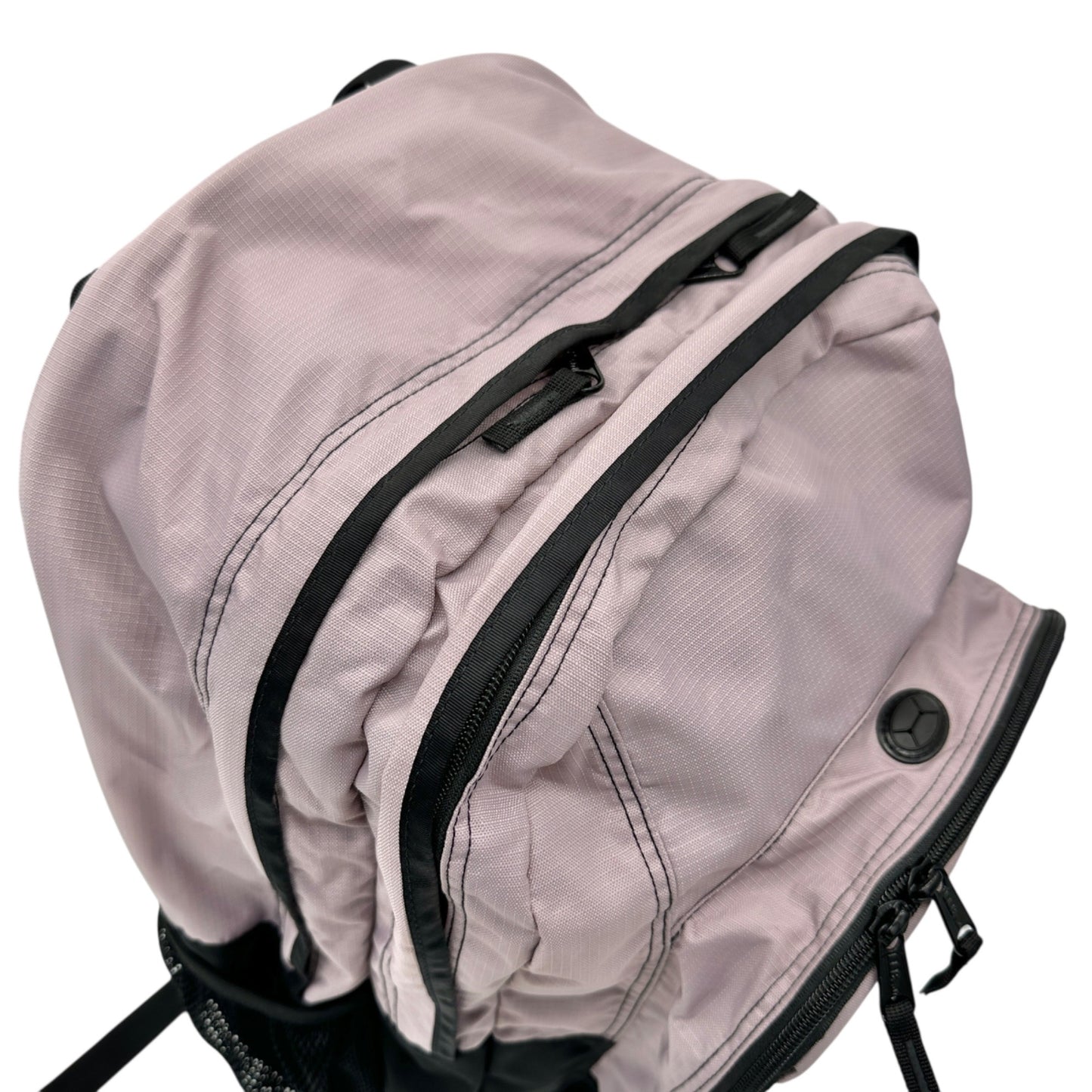 LL Bean Backpack Pink Black Multiple Compartments Headphone Port Computer Pocket
