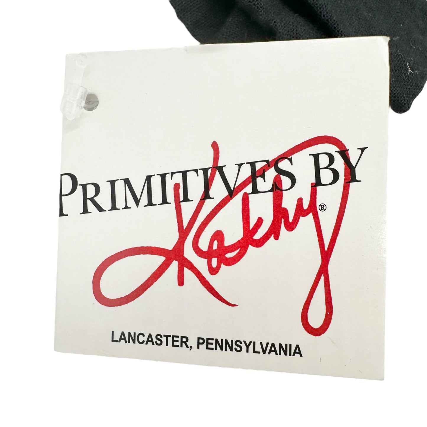 Primitives by Kathy Dish Towel 29 x 29 Black White Father NWT