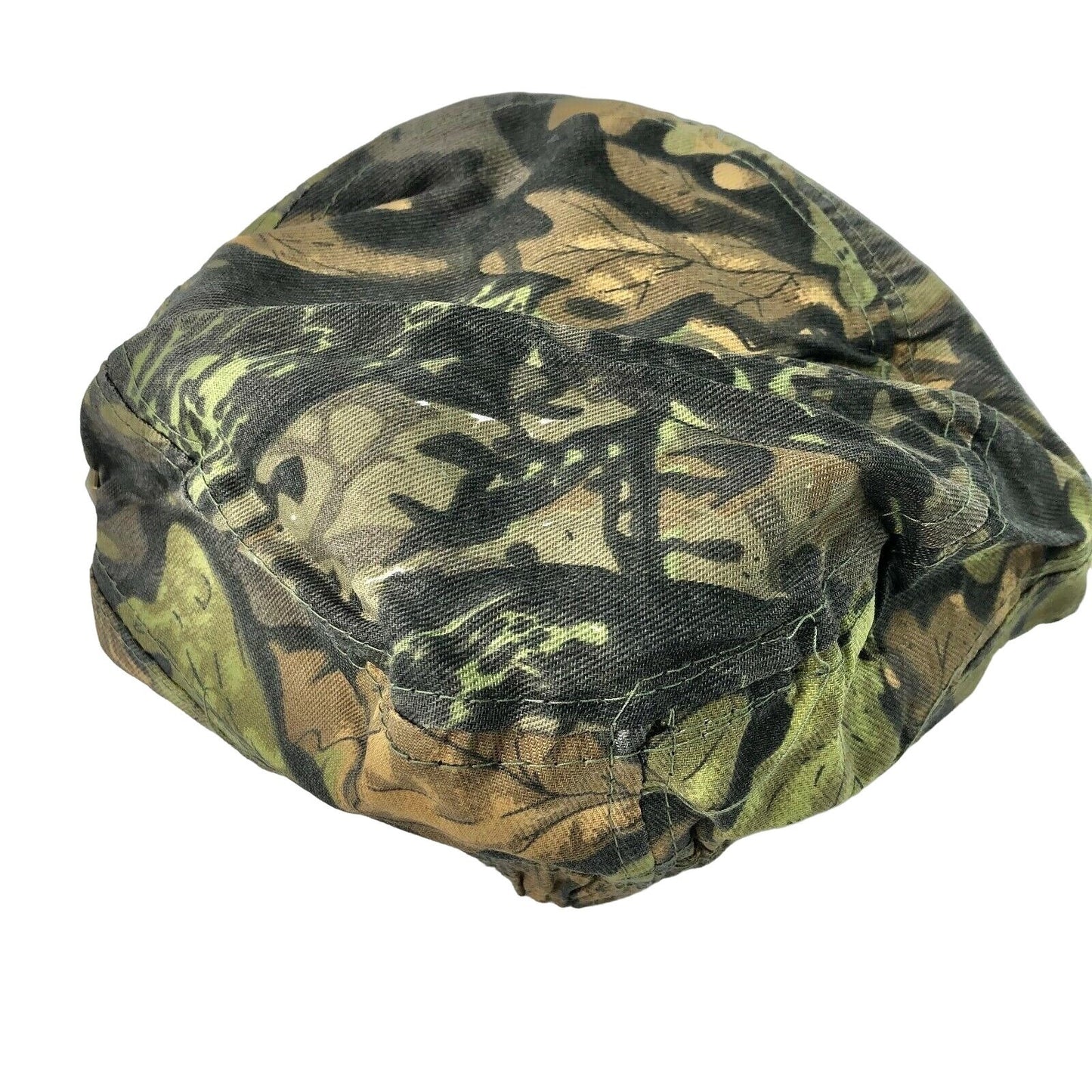 Camo Hat Cap with 2 Army Lanyards Military Style Metal Accents New