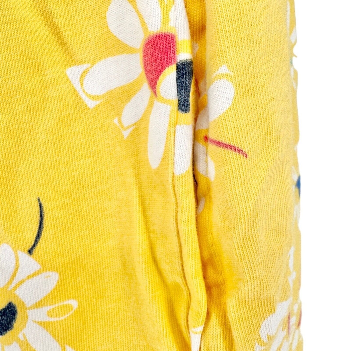 Hanna Andersson Girls Size 5 Sun Dress Yellow White Flowers Crossover Straps