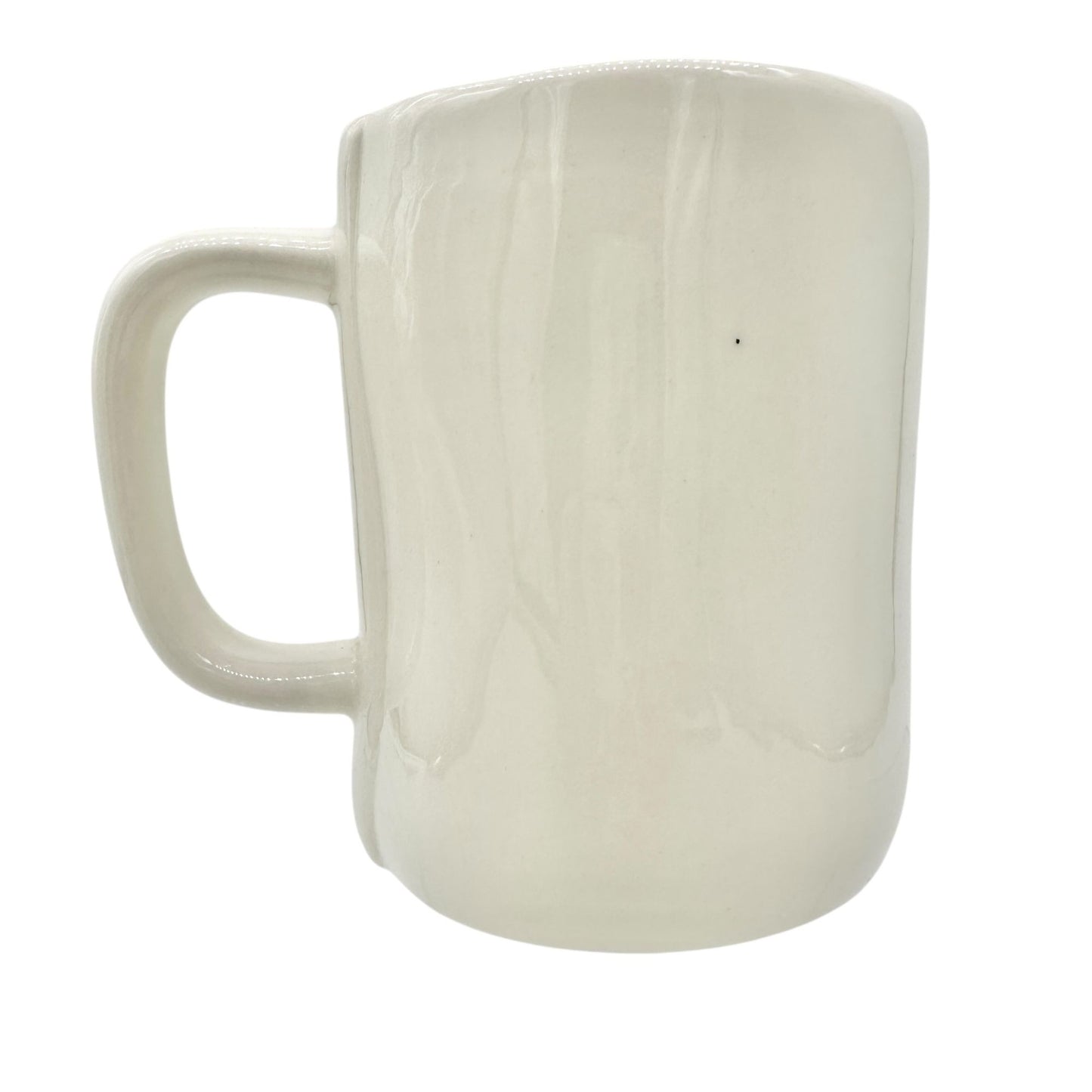 Rae Dunn Aristan Collection 20 oz Mug ORAR Spanish for PRAY White w Black NEW