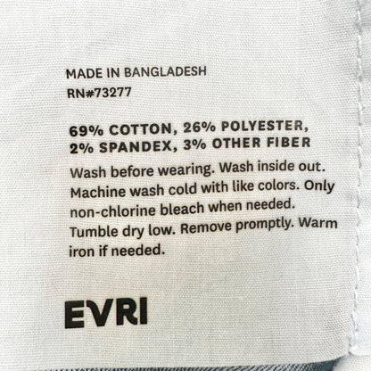 EVRI Denim Jeans Womens 18W Button Fly High Rise Bootcut Light Wash Vintage Look