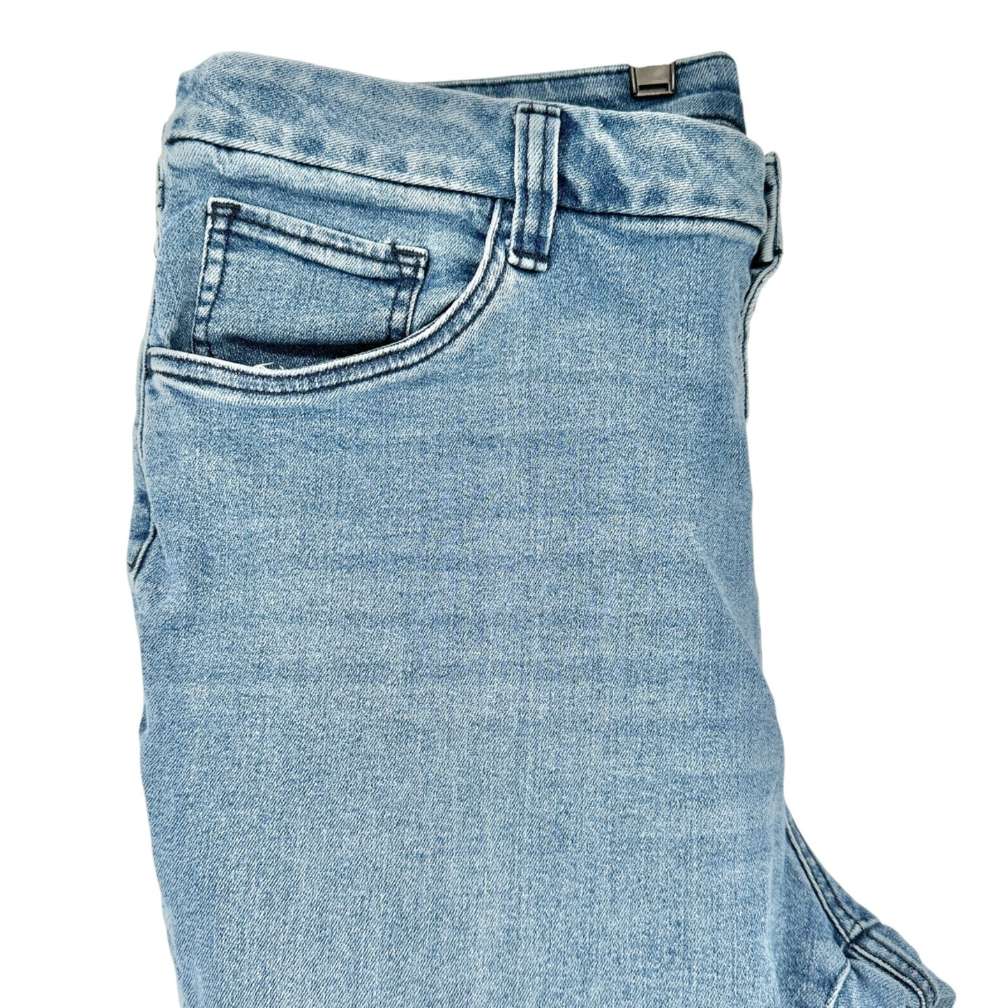 EVRI Denim Jeans Womens 18W Button Fly High Rise Bootcut Light Wash Vintage Look