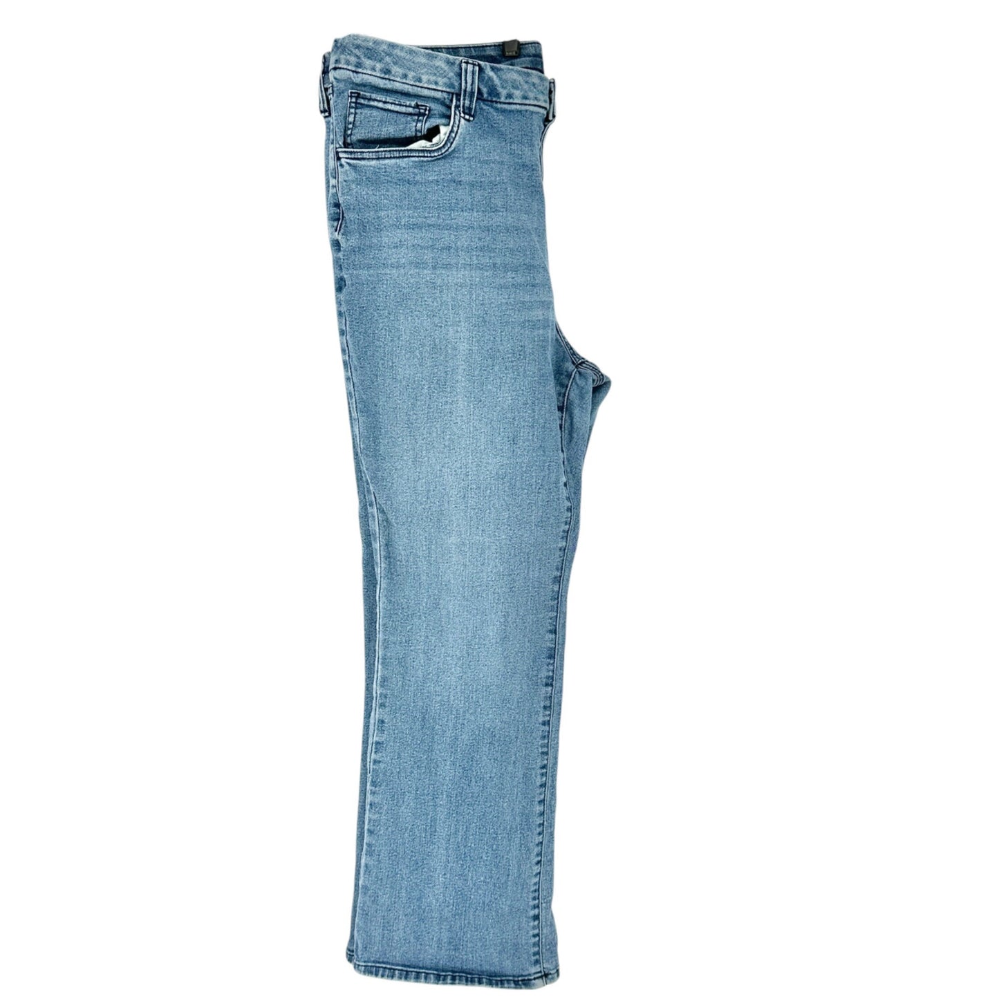 EVRI Denim Jeans Womens 18W Button Fly High Rise Bootcut Light Wash Vintage Look