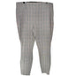 EVRI Pants Womens 2X Houndstooth Plaid Pull-On Stretch Classic Timeless Design