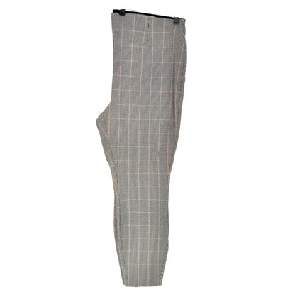 EVRI Pants Womens 2X Houndstooth Plaid Pull-On Stretch Classic Timeless Design