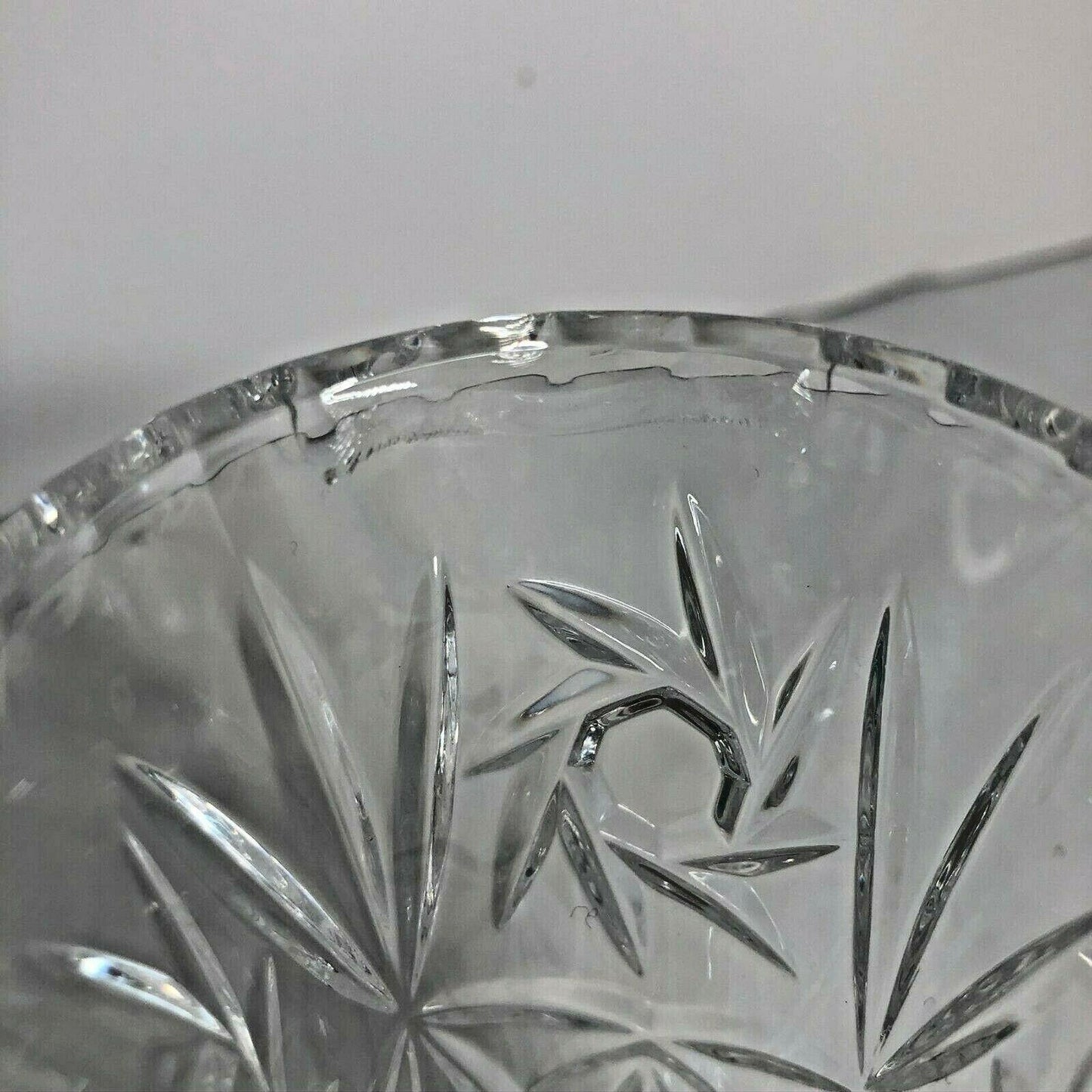 Lead Crystal 4" Tall Bud Vase Glass Flowers