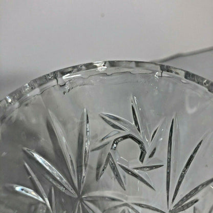 Lead Crystal 4" Tall Bud Vase Glass Flowers
