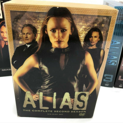 Alias Complete Series 1-4 Set Seasons 1 2 3 4 DVD Lot Garner Adventure EUC