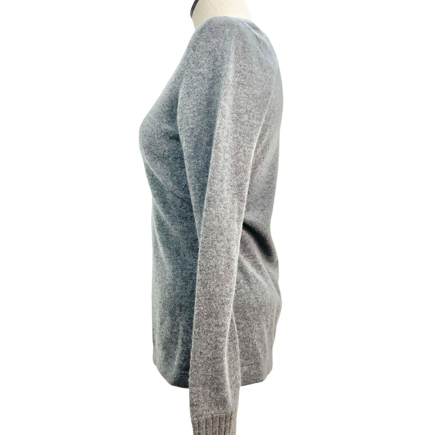 Classiques Entier Cashmere Sweater Womens Small Gray Long Sleeve