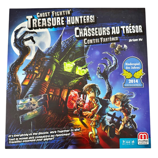 Ghost Fightin Treasure Hunters Board Game By Mattel Cooperative Game Ages 8+