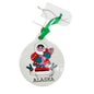 Merry Christmas from Alaska Ceramic Disc Ornament  2.75"