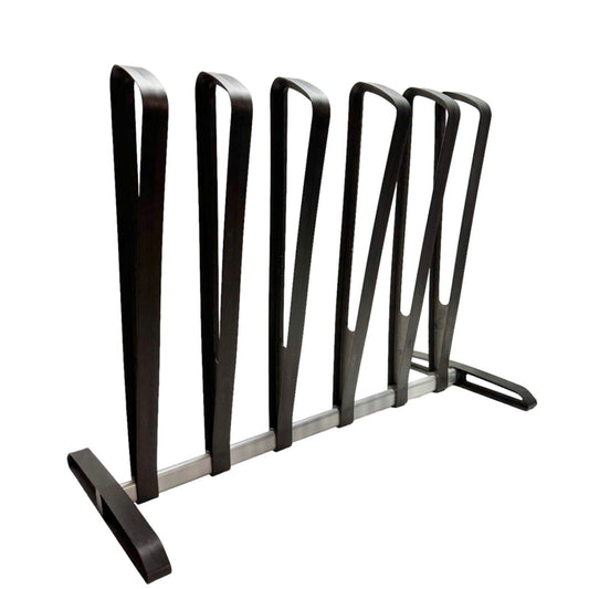 Boot Rack Holds 3 Pair Adjustable Heavy Duty Frame Black Chrome