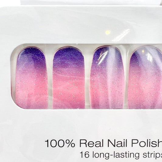 Color Street Nail Polish Strips TIL THE GLITTER END New Sealed Package