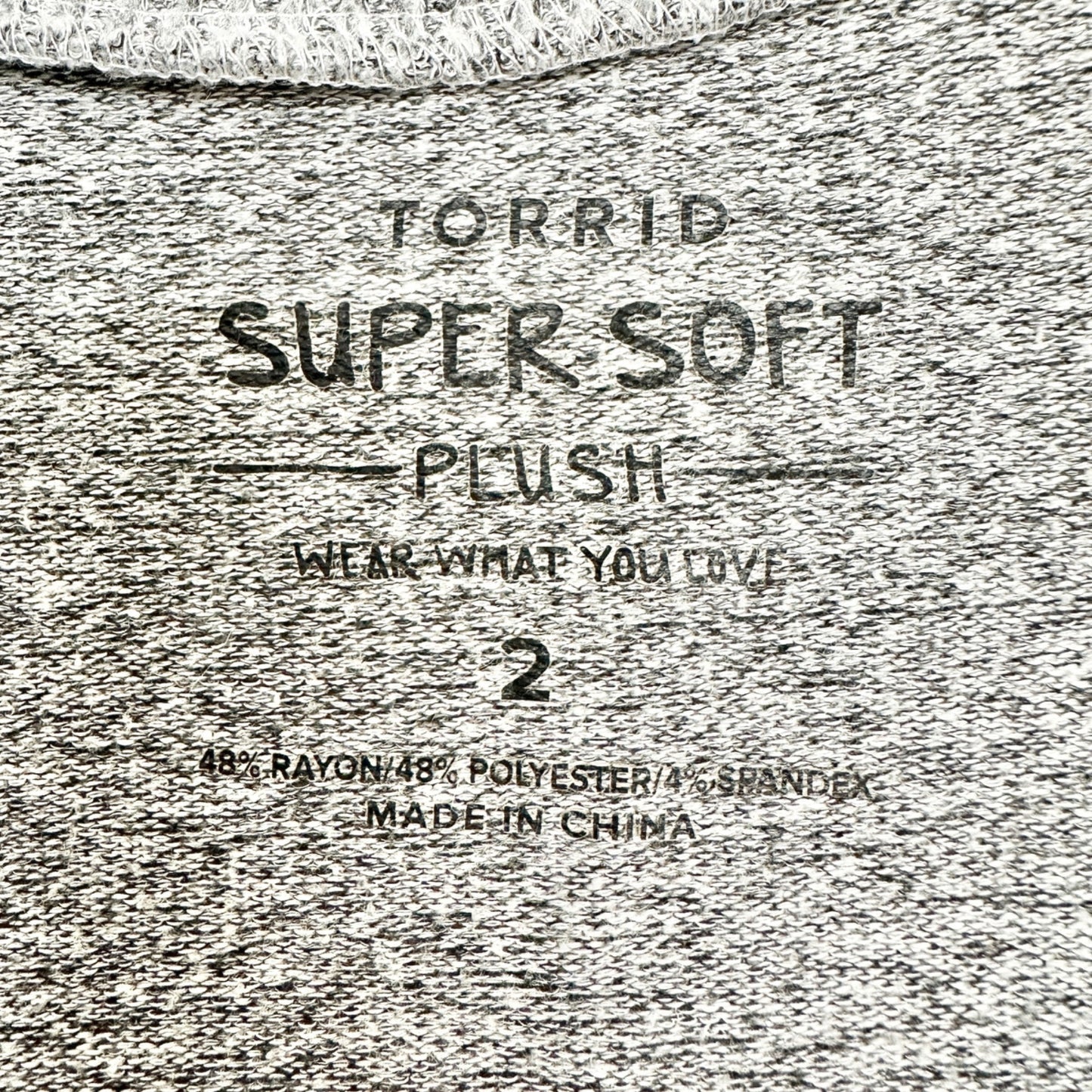 Torrid 2 Sweater Super Soft Plush Gray w Pearl Silver Bead Embellishments 18/20