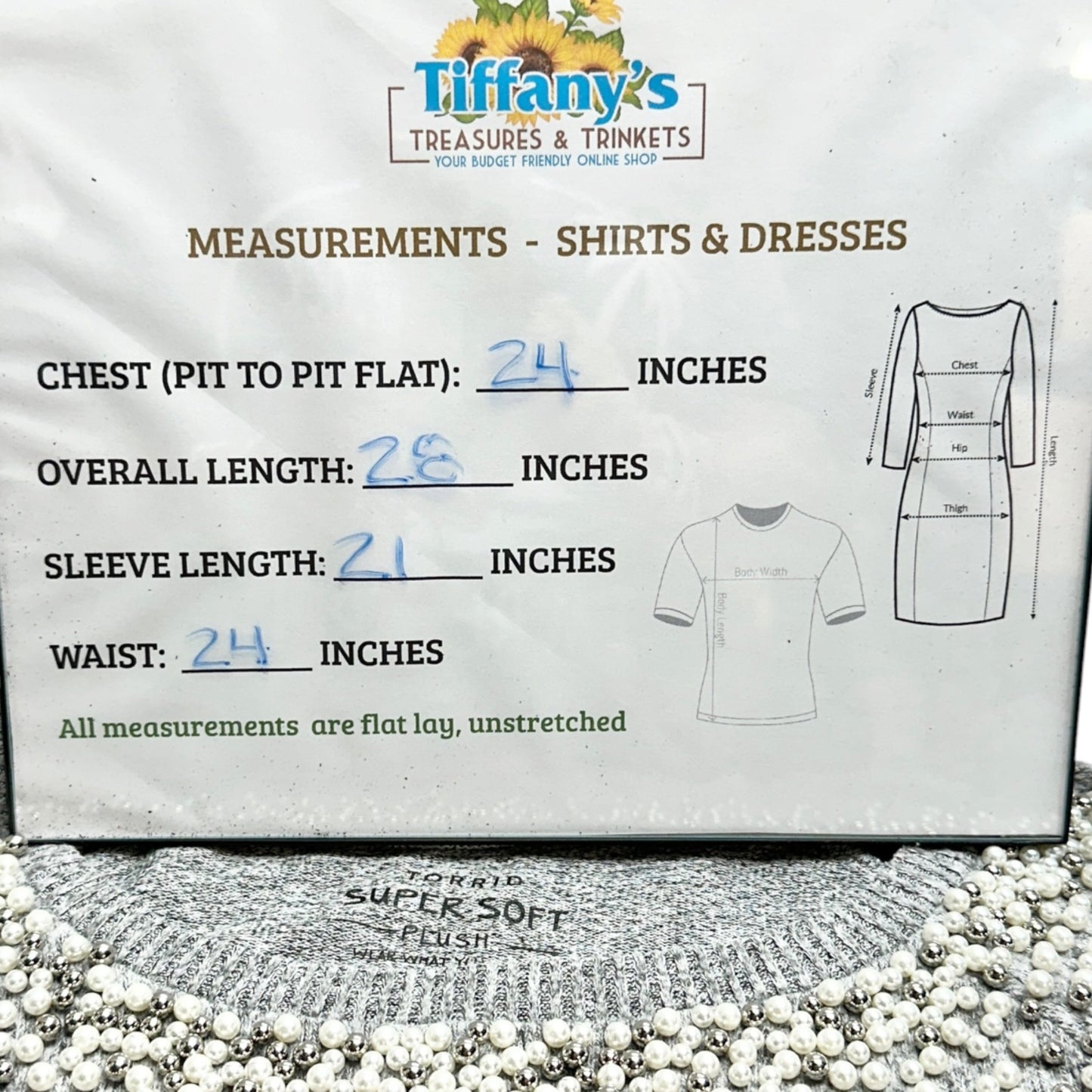Torrid 2 Sweater Super Soft Plush Gray w Pearl Silver Bead Embellishments 18/20