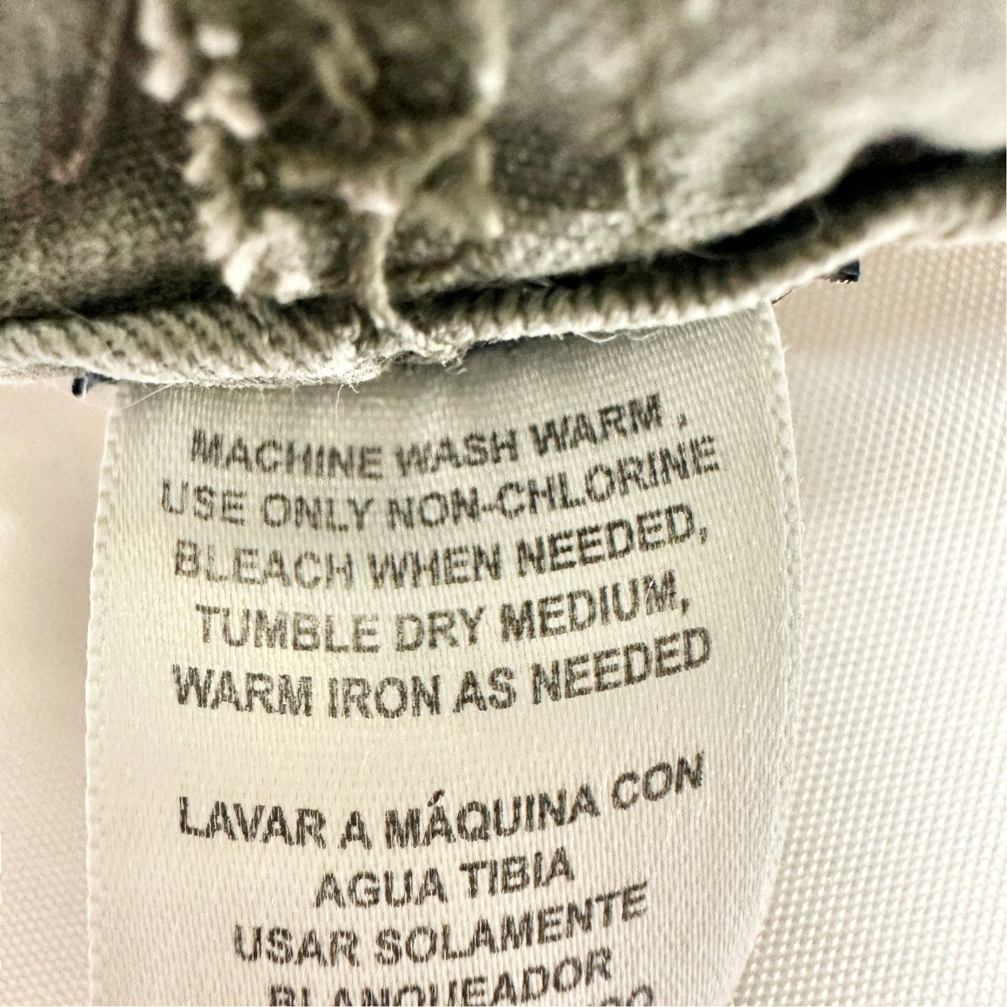 Basic Editions Pants Womens 22W Stone Gray Cotton Casual Relaxed Fit