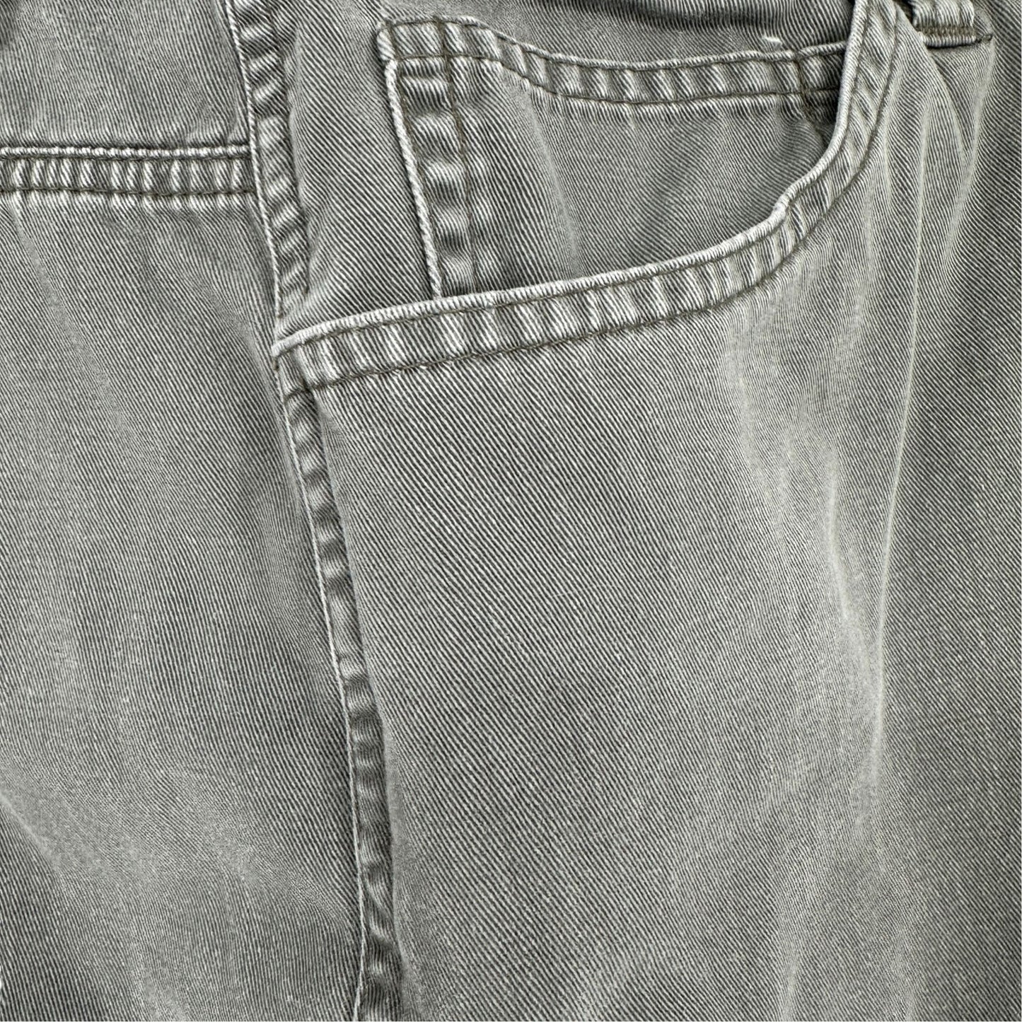 Basic Editions Pants Womens 22W Stone Gray Cotton Casual Relaxed Fit