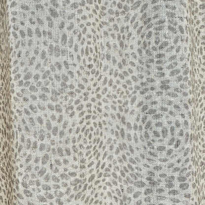 Pair of Curtain Panels 84x36 each Panel Tan and Gray Animal Print Look