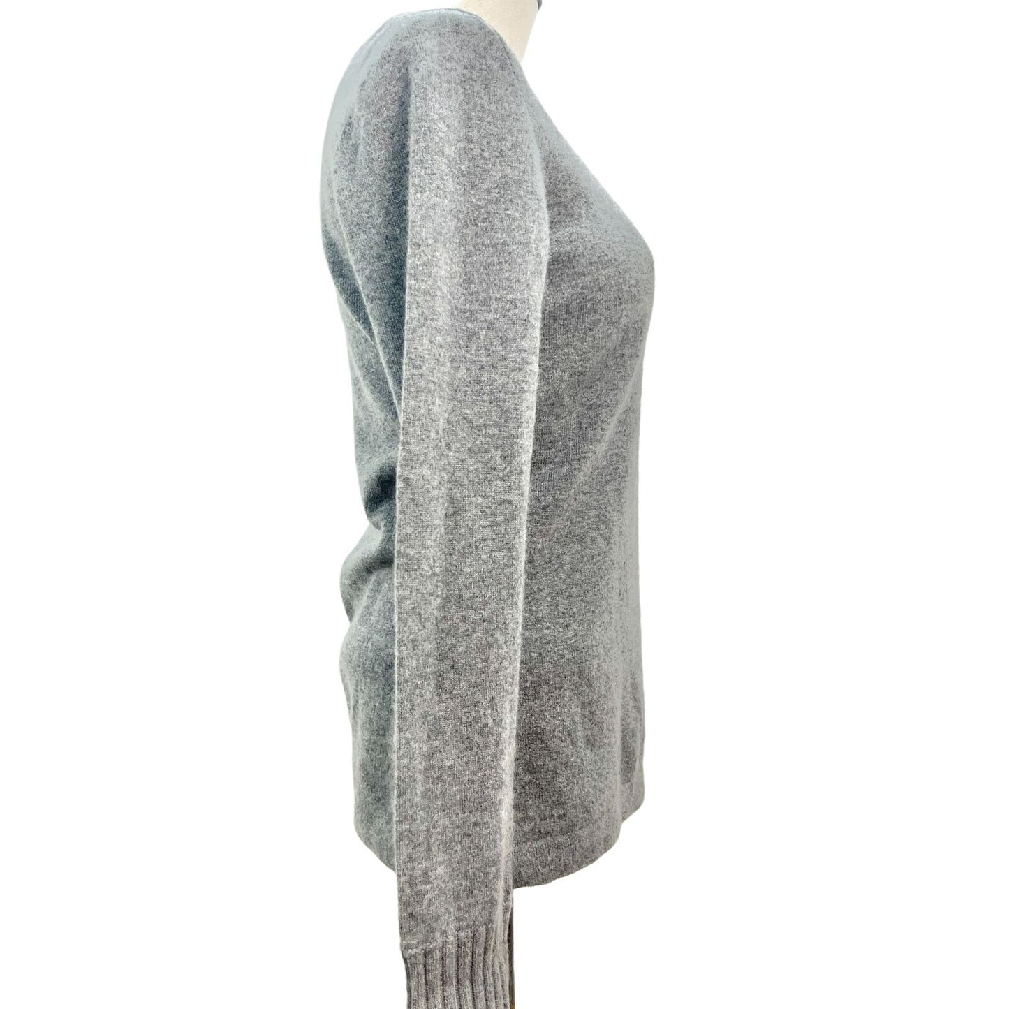 Classiques Entier Cashmere Sweater Womens Small Gray Long Sleeve
