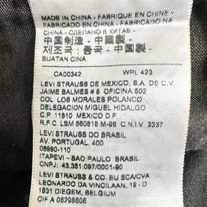 Levis 712 Slim Fit Denim Jeans Womens Size 30 Faded Black Cotton Blend