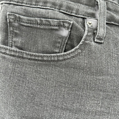 Levis 712 Slim Fit Denim Jeans Womens Size 30 Faded Black Cotton Blend