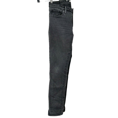 Levis 712 Slim Fit Denim Jeans Womens Size 30 Faded Black Cotton Blend