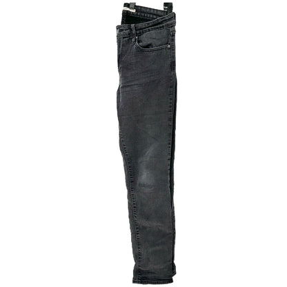 Levis 712 Slim Fit Denim Jeans Womens Size 30 Faded Black Cotton Blend