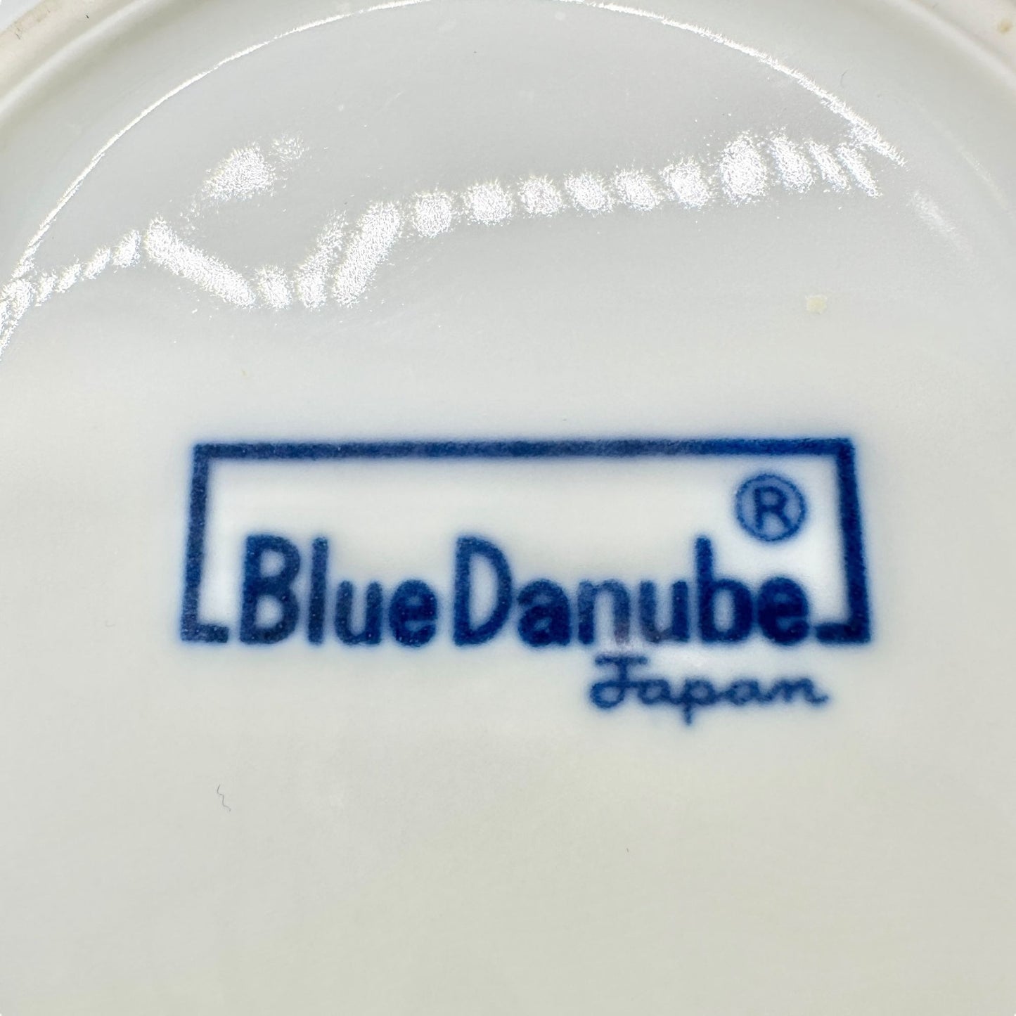 Blue Danube Japan Porcelain Demitasse Cups w Saucers Set Of 6 Blue White Floral