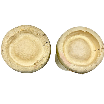 Jamaican Handcrafted Bamboo Cups Coconut Bowl 3pc Set Floral Engravings