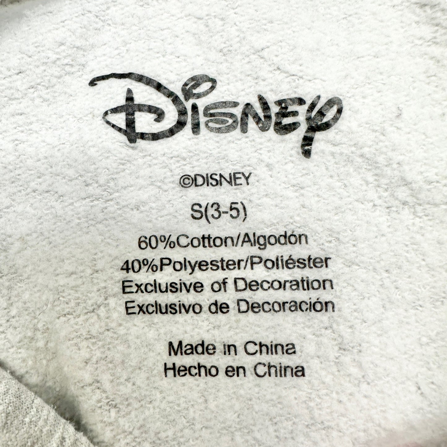 Disney Cropped Hoodie Juniors S (3-5) Gray Mickey Mouse EUC