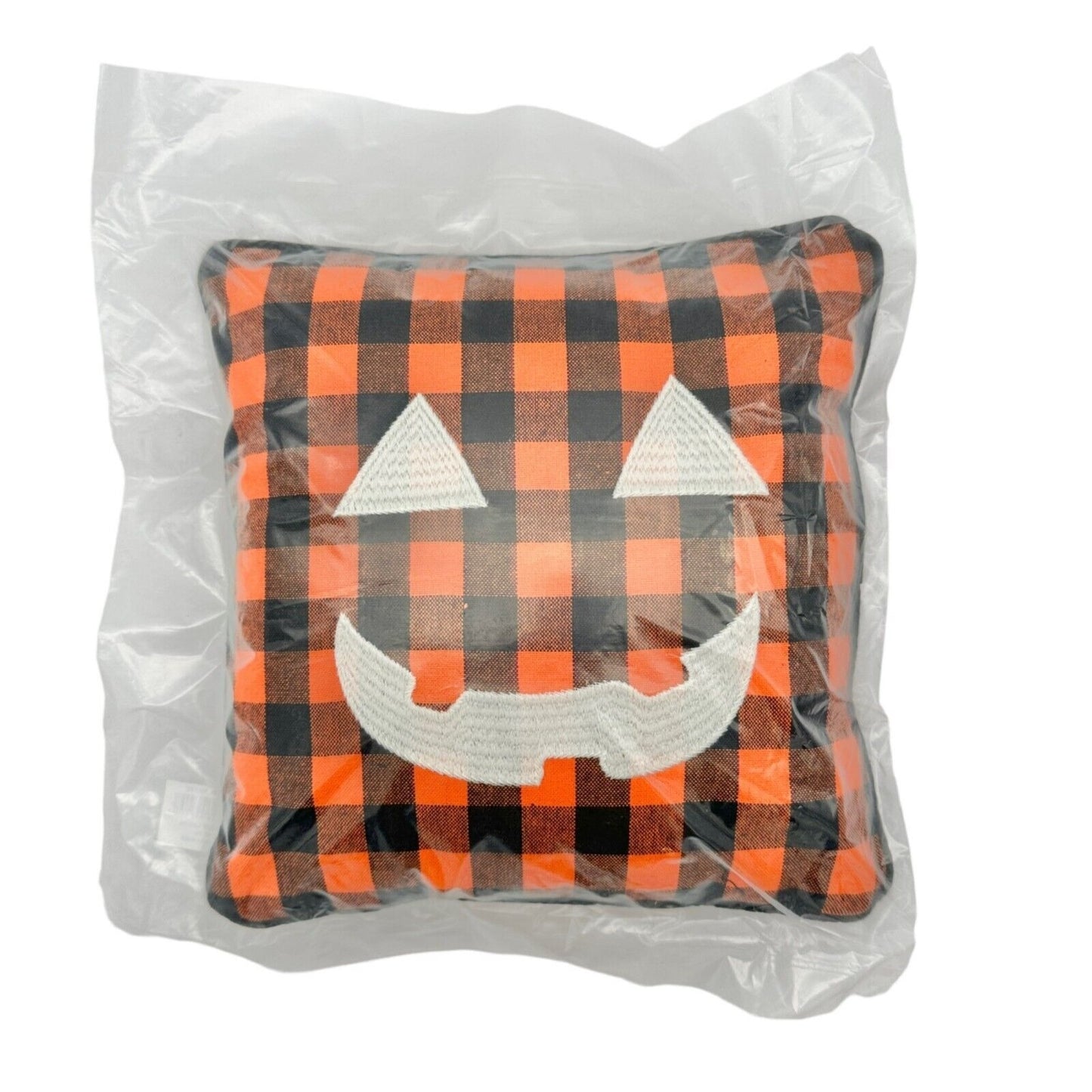 Primitives by Kathy Pillow 10 inch Black Orange Halloween Jack O' Lantern NIP