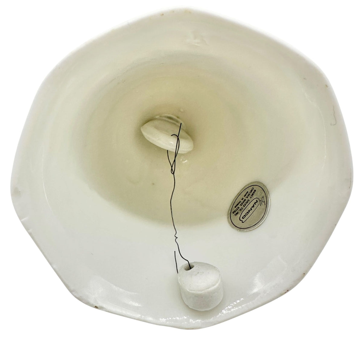 Ocean City Maryland Souvenir Ceramic Bell with Seagull Lighthouse Design 4.5"
