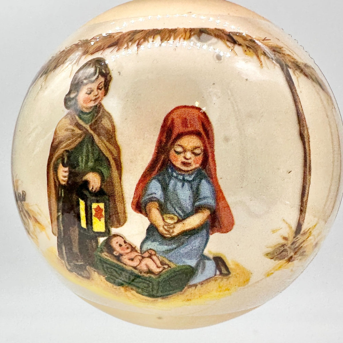 Hummelwerk Christmas 1980 Ornament 2nd Edition in Original Box HandPainted Glass