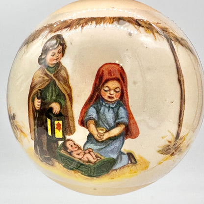 Hummelwerk Christmas 1980 Ornament 2nd Edition in Original Box HandPainted Glass