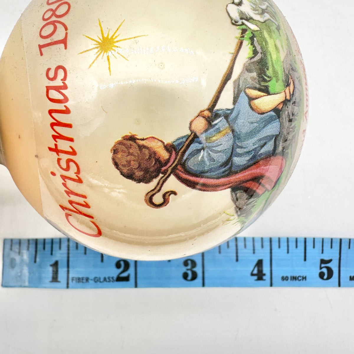 Hummelwerk Christmas 1980 Ornament 2nd Edition in Original Box HandPainted Glass