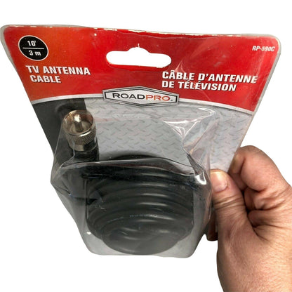 Road Pro 10' TV Antenna Cable RP-590C  NIP