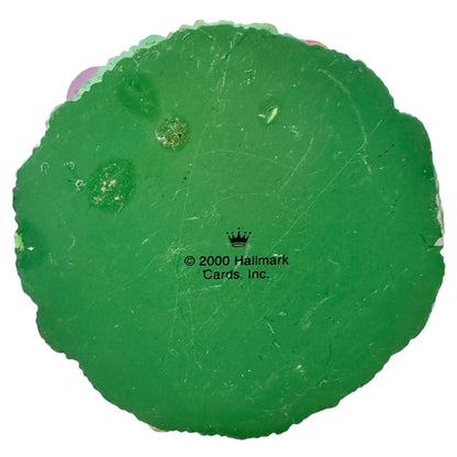 Vtg 2000 Hallmark Keepsake Ornament Angel Blessed Tree Beaded Leather Strap