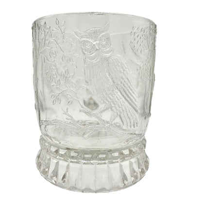 Bird and Branch Mug Childs Tableware Clear EAPG Bryce US Glass Co Vintage 4"H
